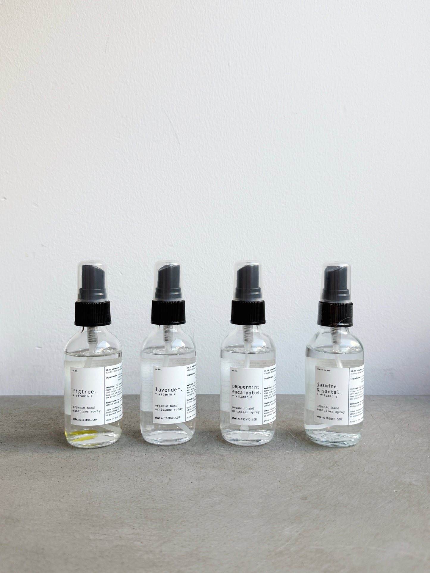 Scented Organic Hand Sanitizer Spray + VITAMIN E, multiple scents!