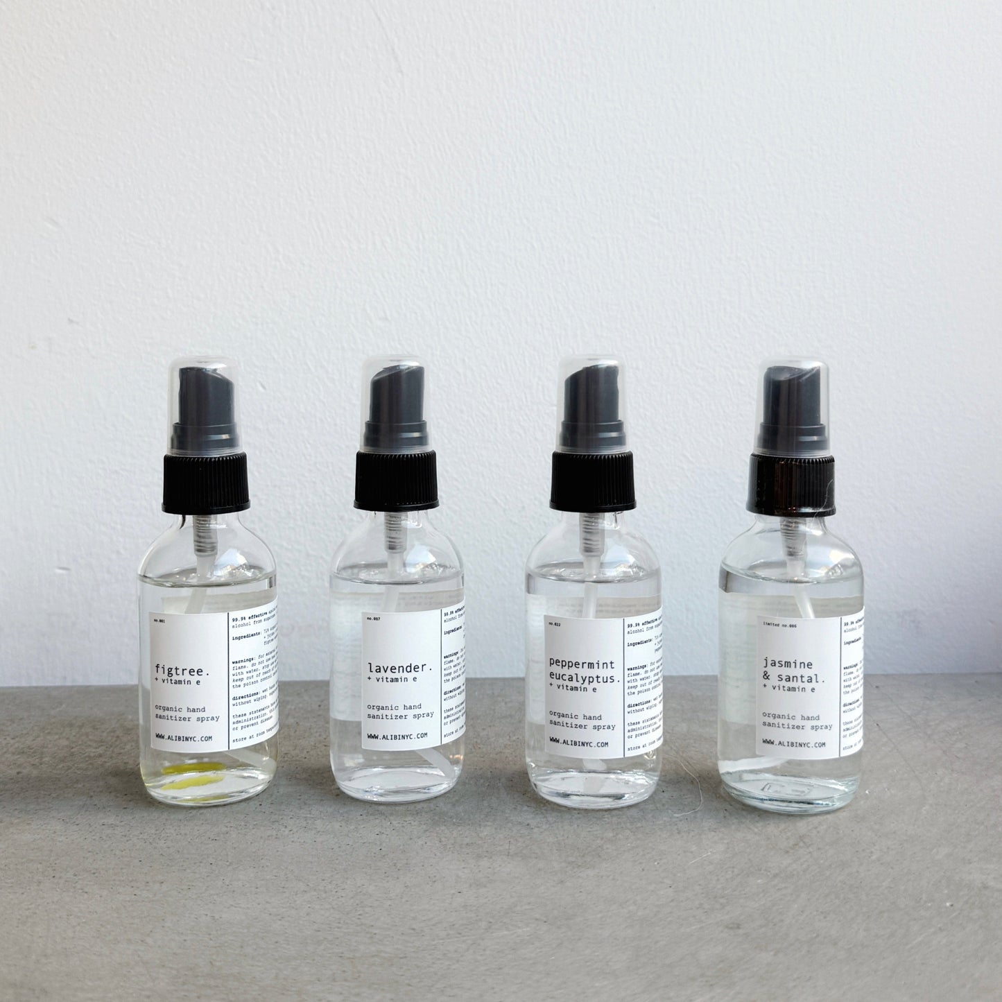 Scented Organic Hand Sanitizer Spray + VITAMIN E, multiple scents!