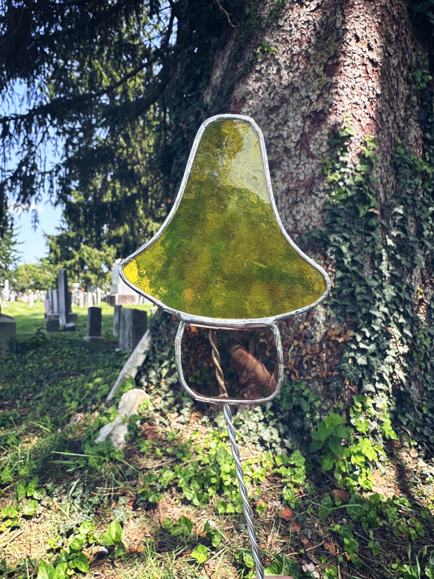 Mushroom Garden Stake