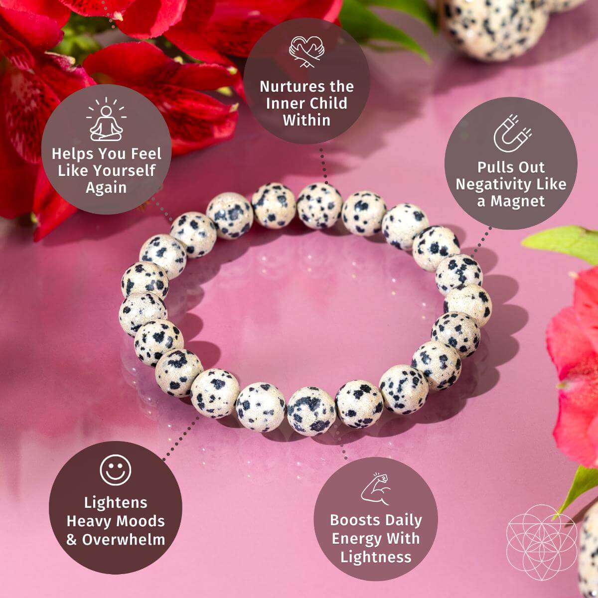 Dalmatian Jasper Bracelet