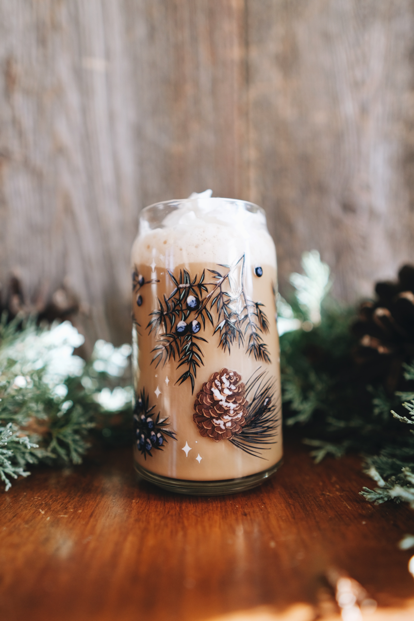 Juniper & Pine Glass, handmade