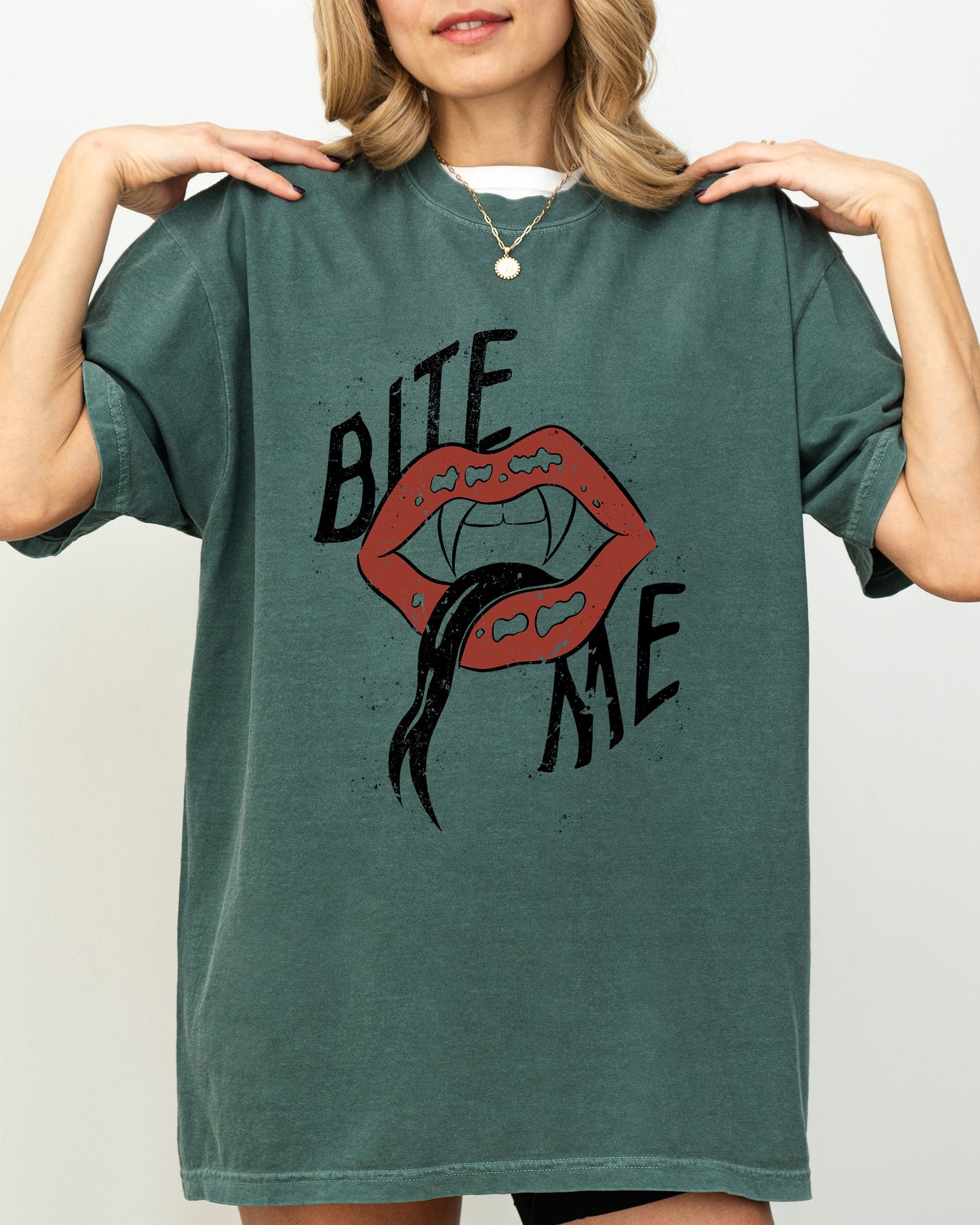 Bite Me,Vampire Lips - Comfort Colors TShirt