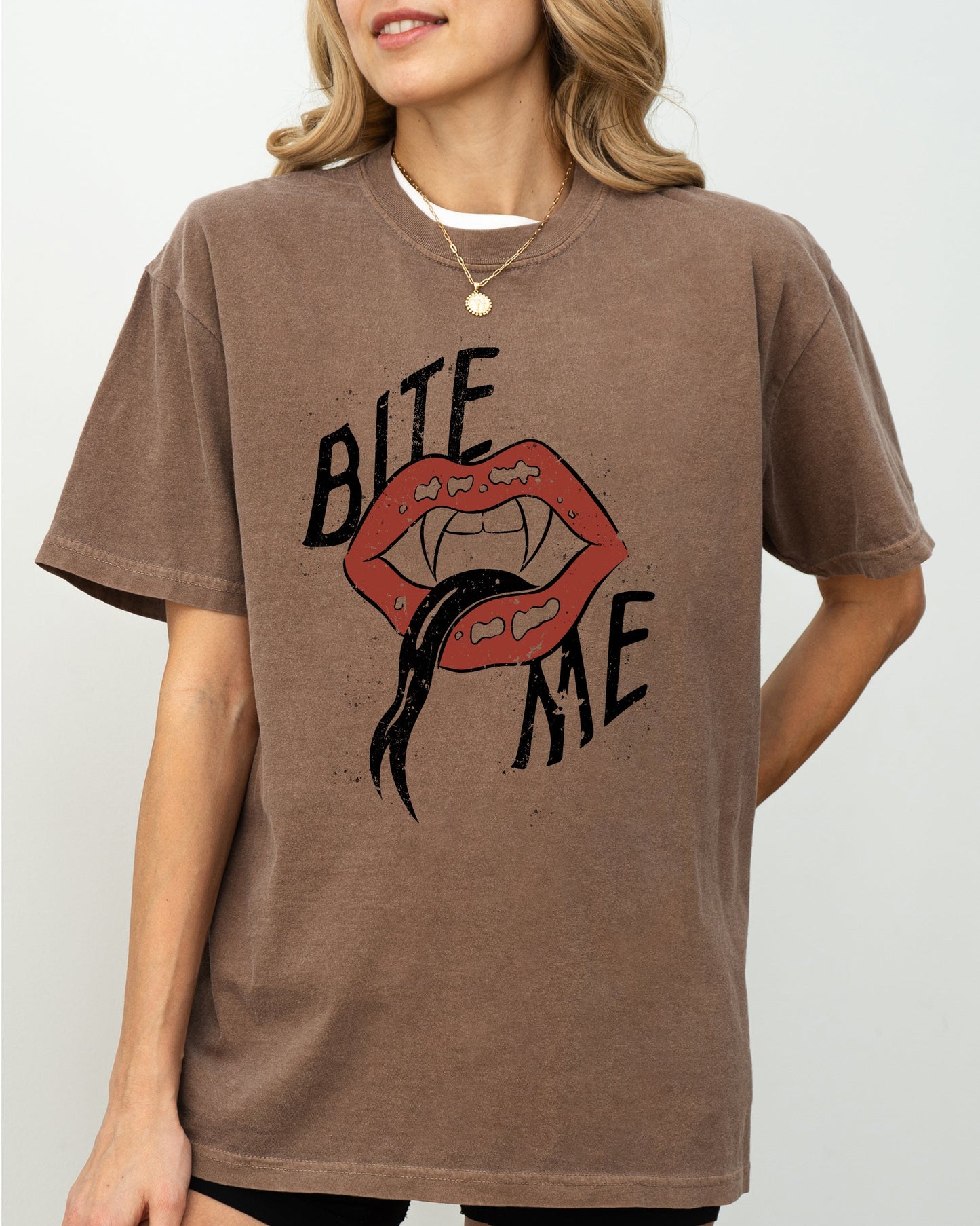 Bite Me,Vampire Lips - Comfort Colors TShirt