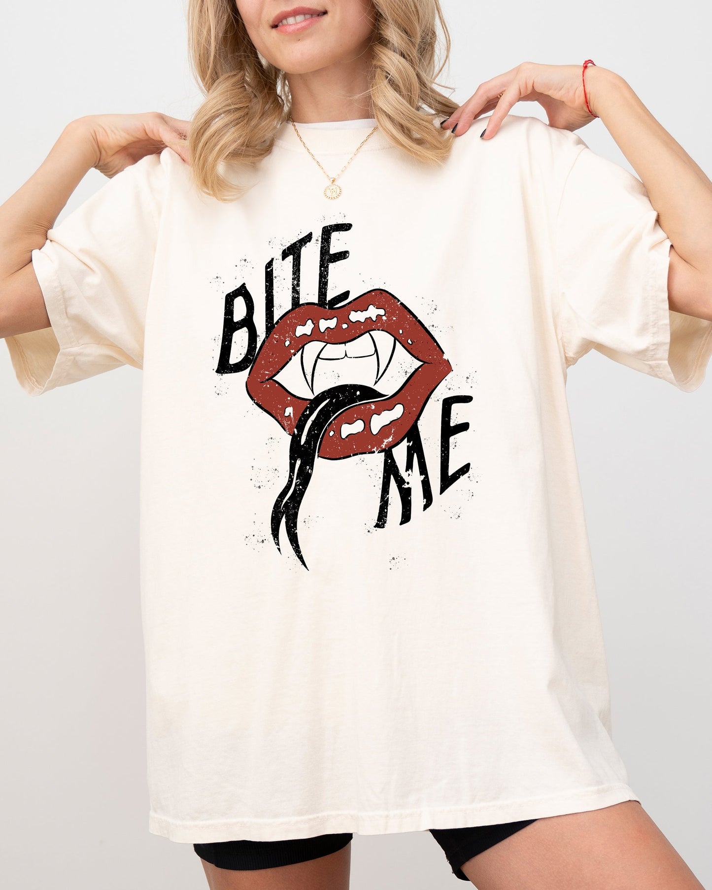 Bite Me,Vampire Lips - Comfort Colors TShirt