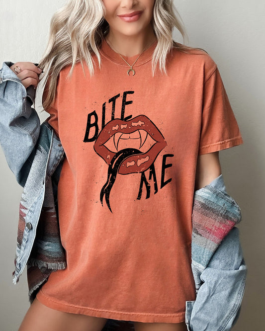 Bite Me,Vampire Lips - Comfort Colors TShirt