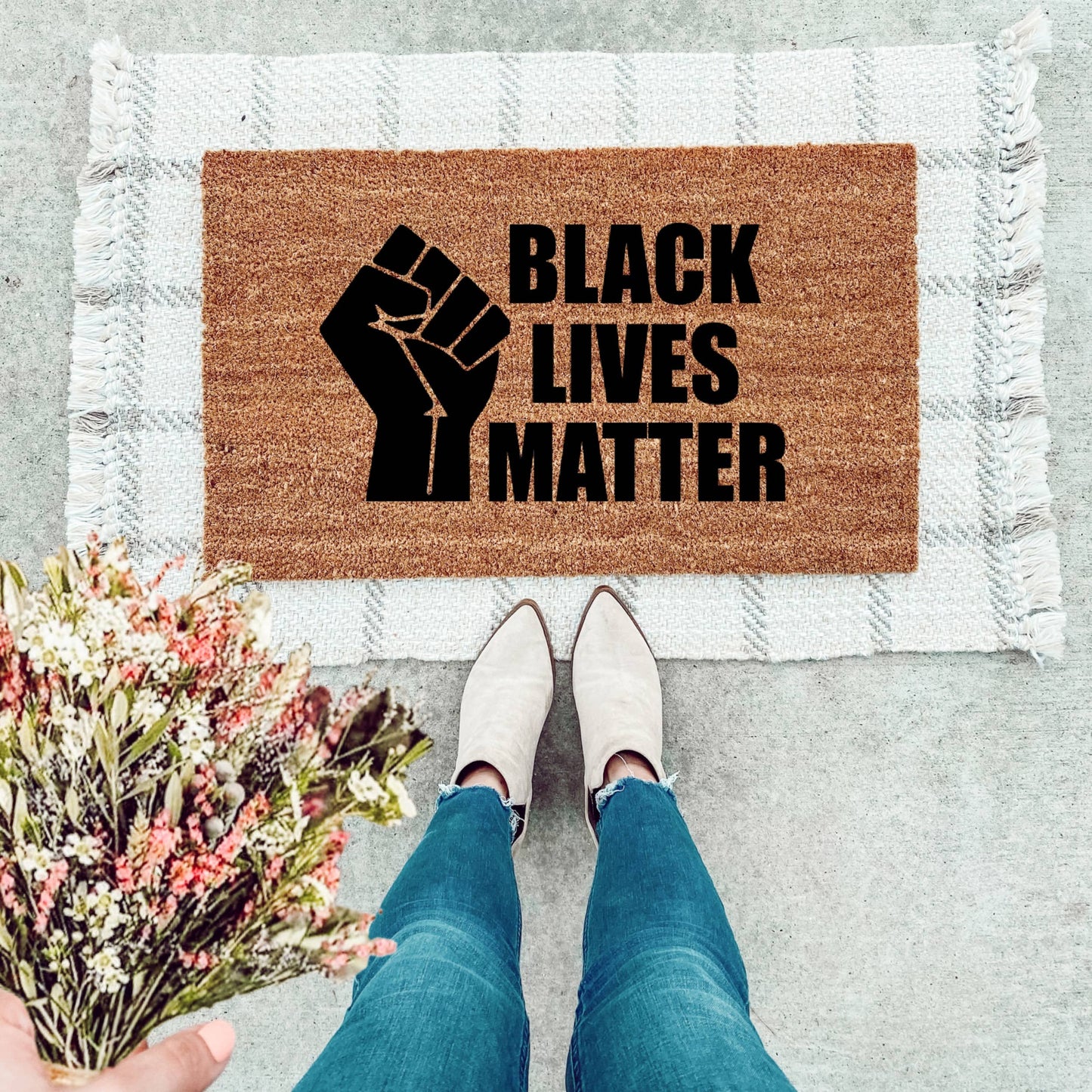 Black Lives Matter Doormat