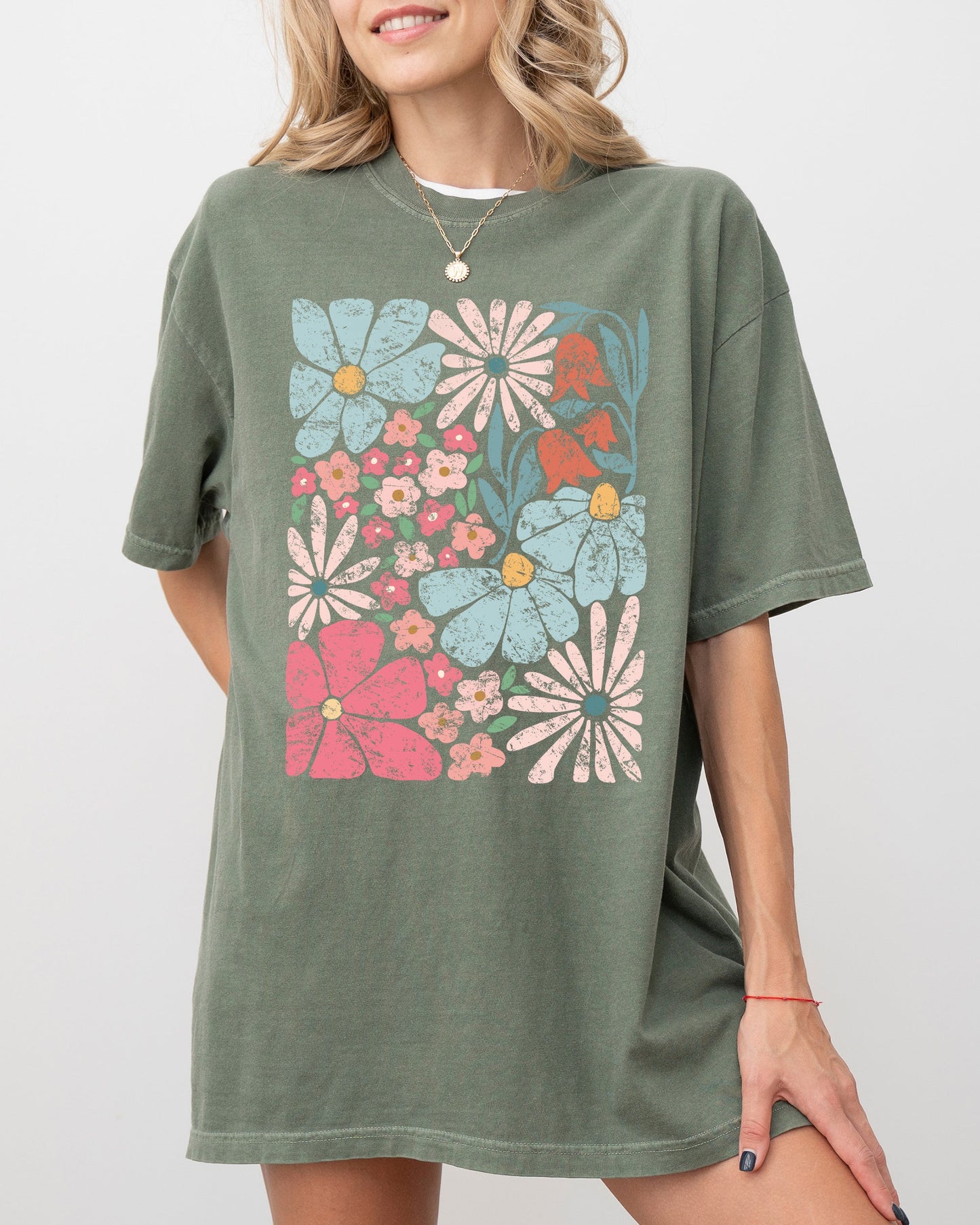 Groovy Blossoms - Comfort Colors Tshirt