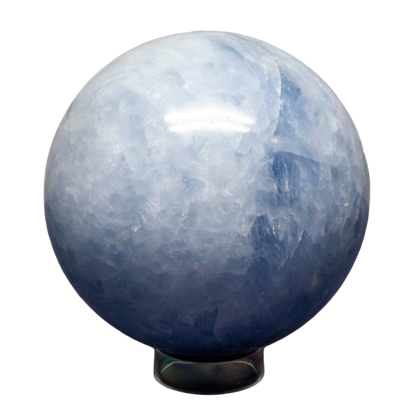 Blue Calcite Spheres 72-93mm