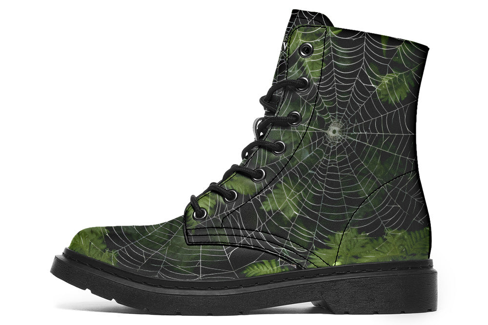 Vegan Ankle Boots - Garden Webs
