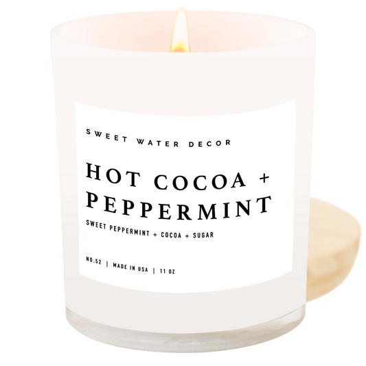 "Hot Cocoa & Peppermint" 15oz Candle
