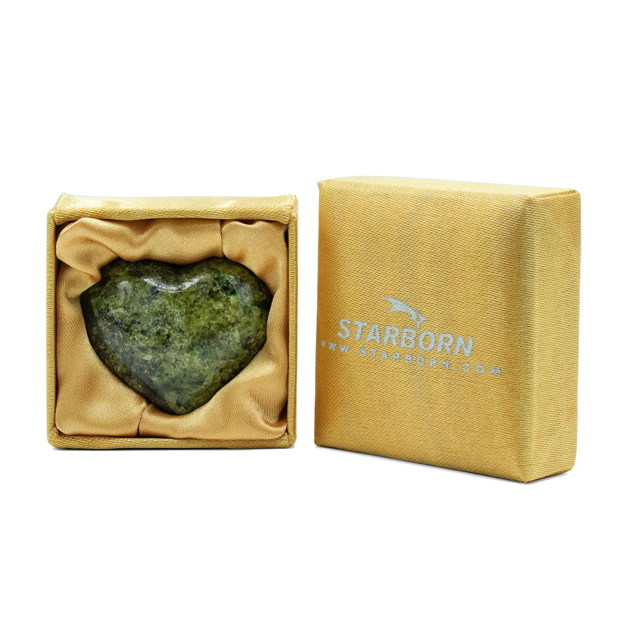 Starborn Arizona Peridot Heart 32-35mm - 1 Piece