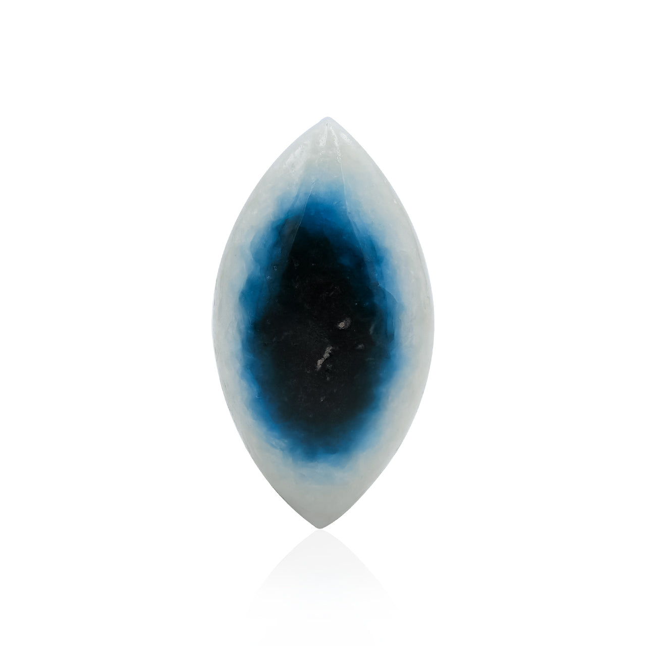 Rare Eyeshape Blue Ice Glacierite Cabochon - 1 piece