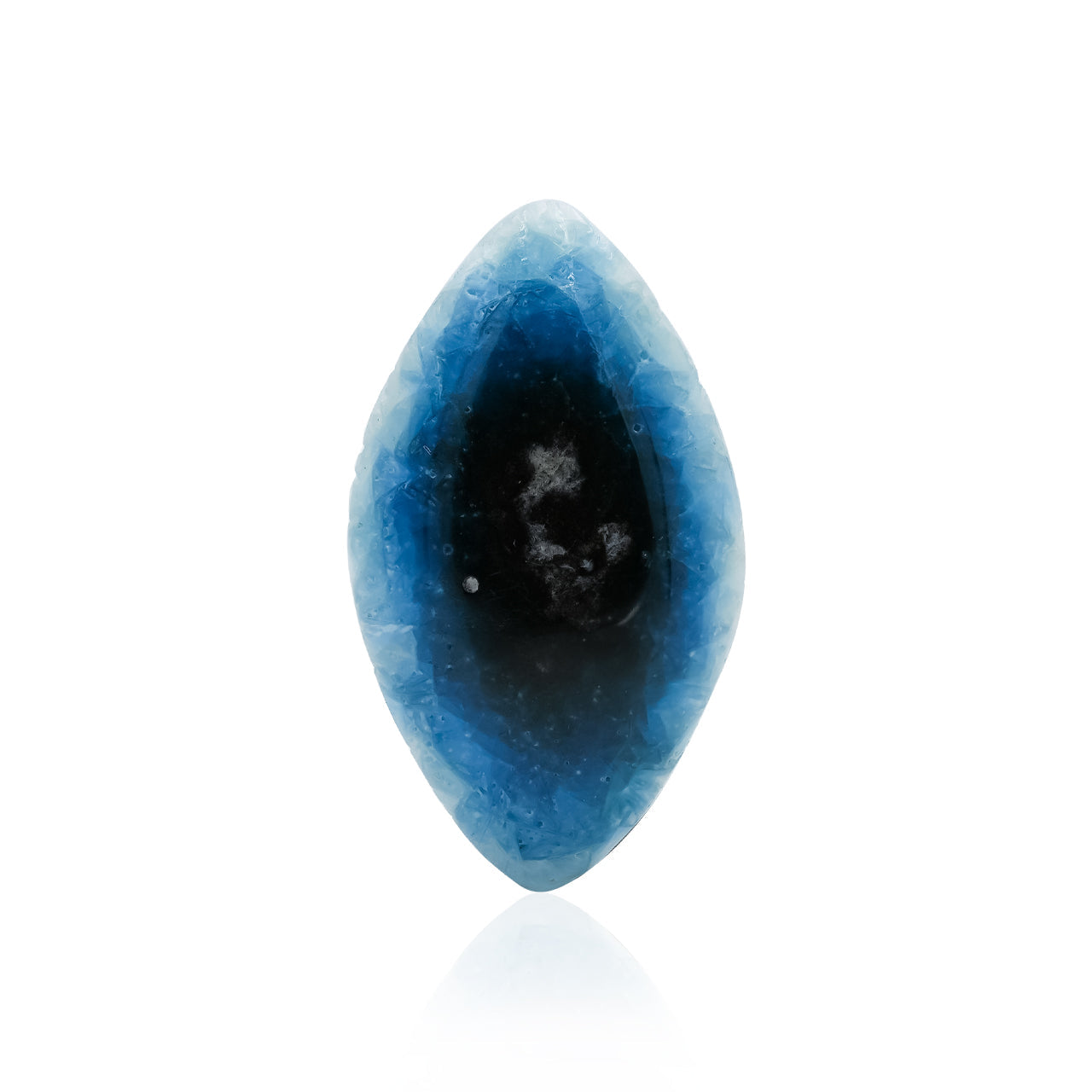Rare Eyeshape Blue Ice Glacierite Cabochon - 1 piece