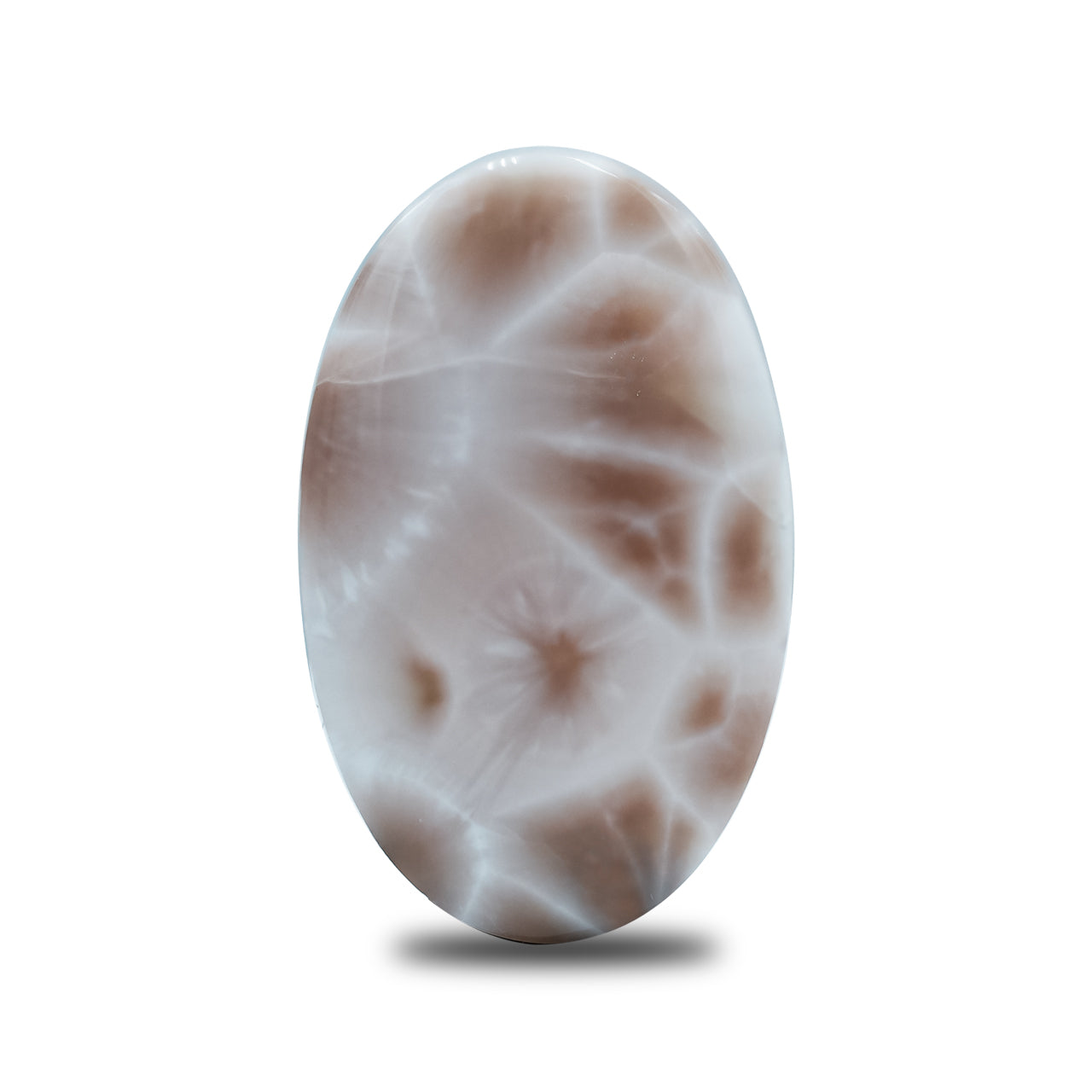 Starborn Pink Natrolite Oval Cabochon (18x30mm) - 1 Piece