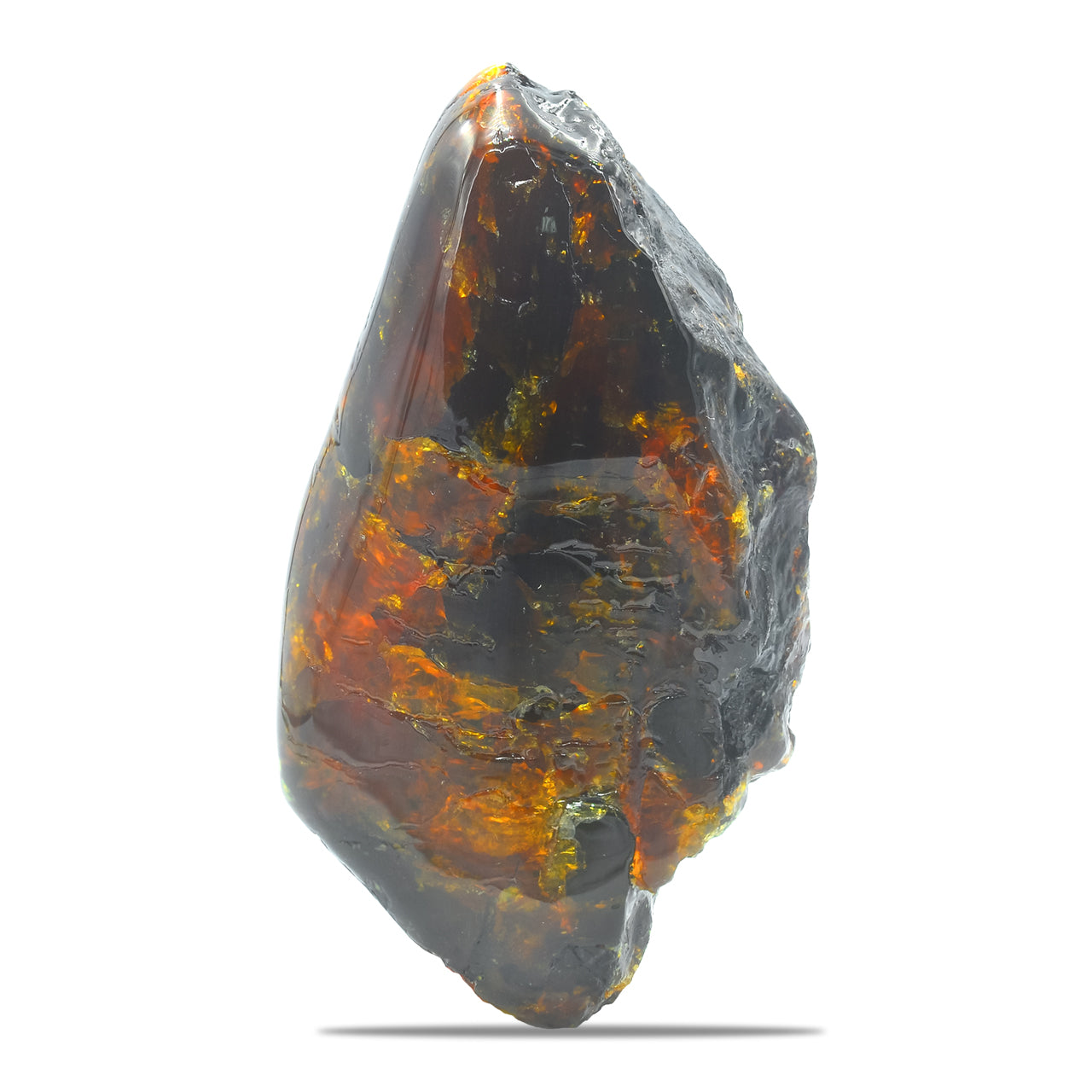 Starborn Polished Lion's Mane Sumatra Amber Collector (130g-150g) - 1 Piece