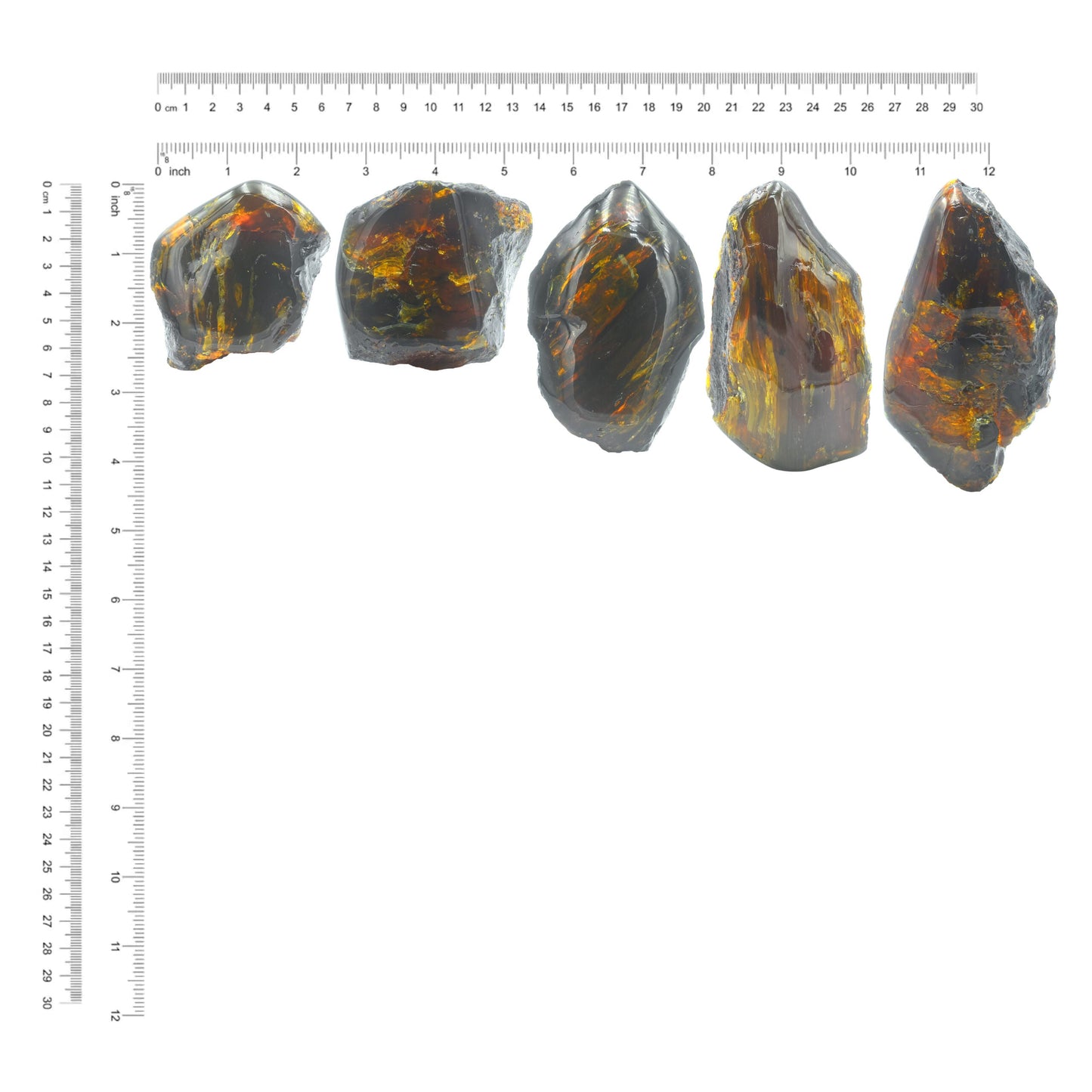 Starborn Polished Lion's Mane Sumatra Amber Collector (130g-150g) - 1 Piece