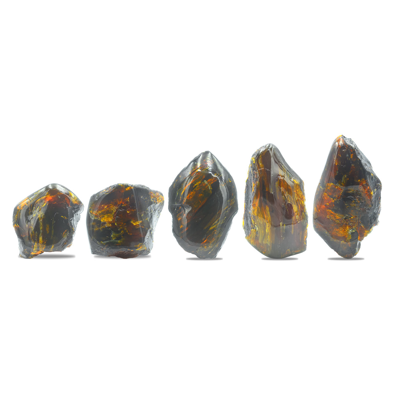 Starborn Polished Lion's Mane Sumatra Amber Collector (130g-150g) - 1 Piece