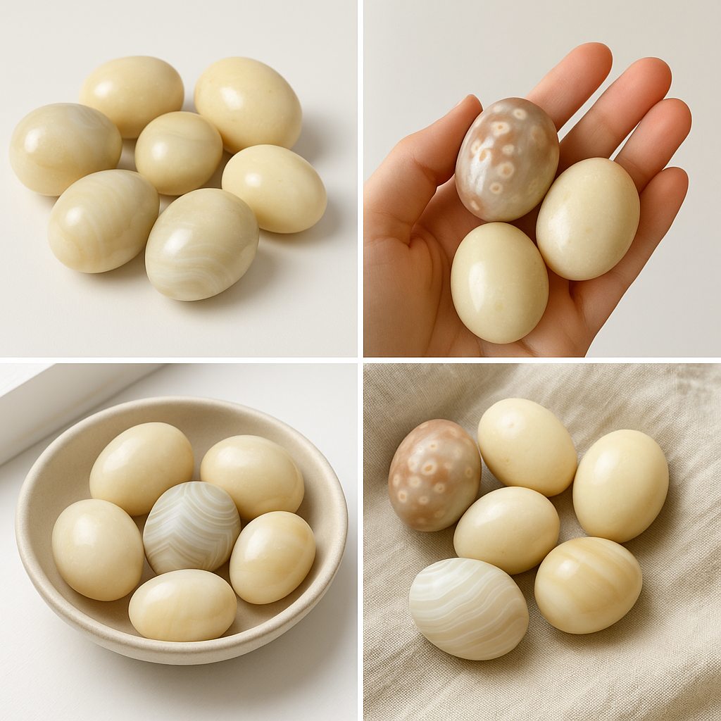 Assorted Crystal Eggs - Mystery Box, (Per LB)