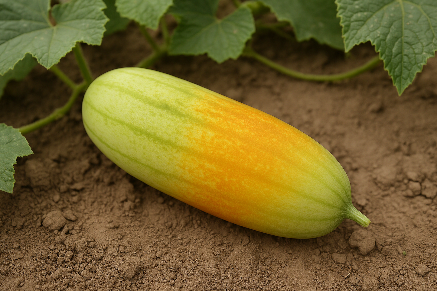 Indian Cucumber Bicolor Seeds for Planting – High Yield, Heirloom, Non-GMO Vegetable Seeds for Home and Kitchen Garden