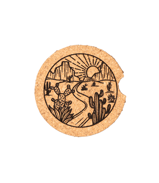 Circle Scene 06 Car Coaster