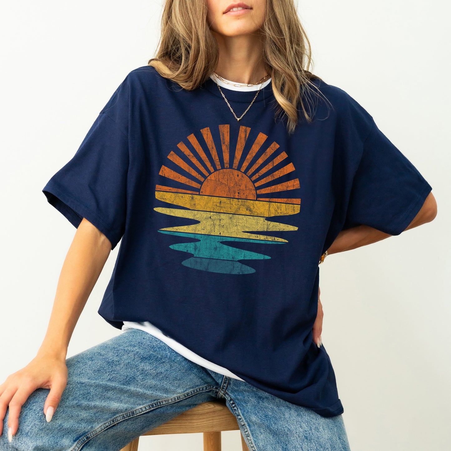 Colorful Sunset, Summer Vibes - Comfort Colors TShirt