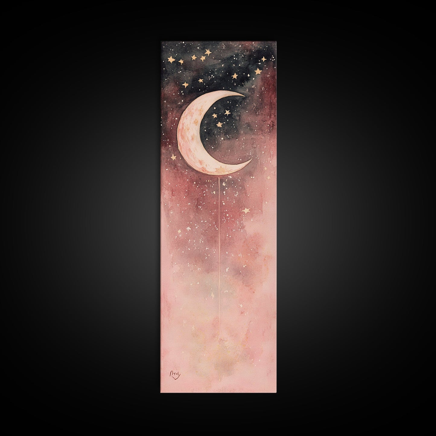 Crescent Moon Canvas Print