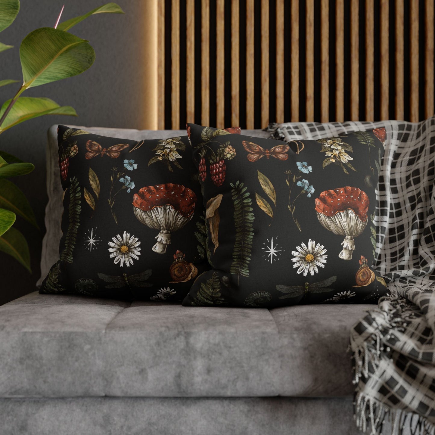 Dark Forest - Throw Pillow
