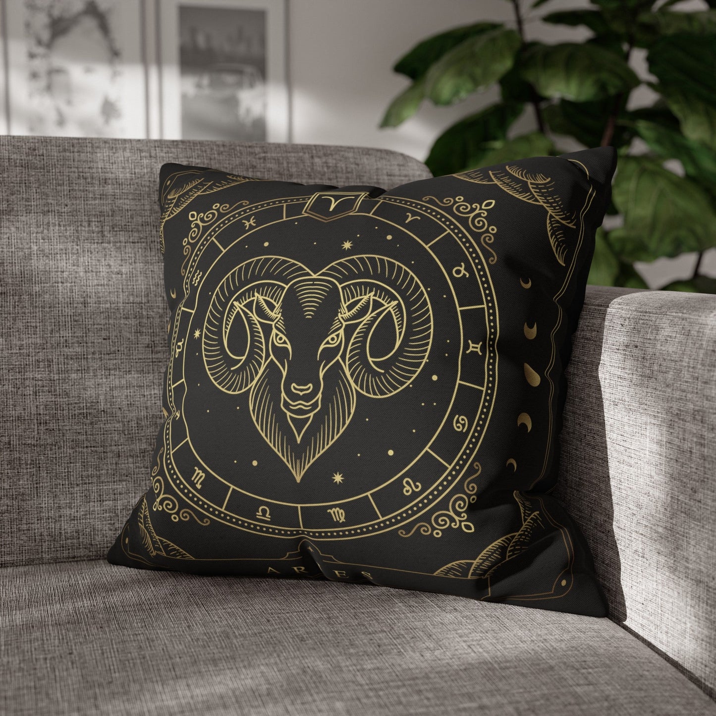Zodiac Series - ARIES ♈ - Throw Pillow