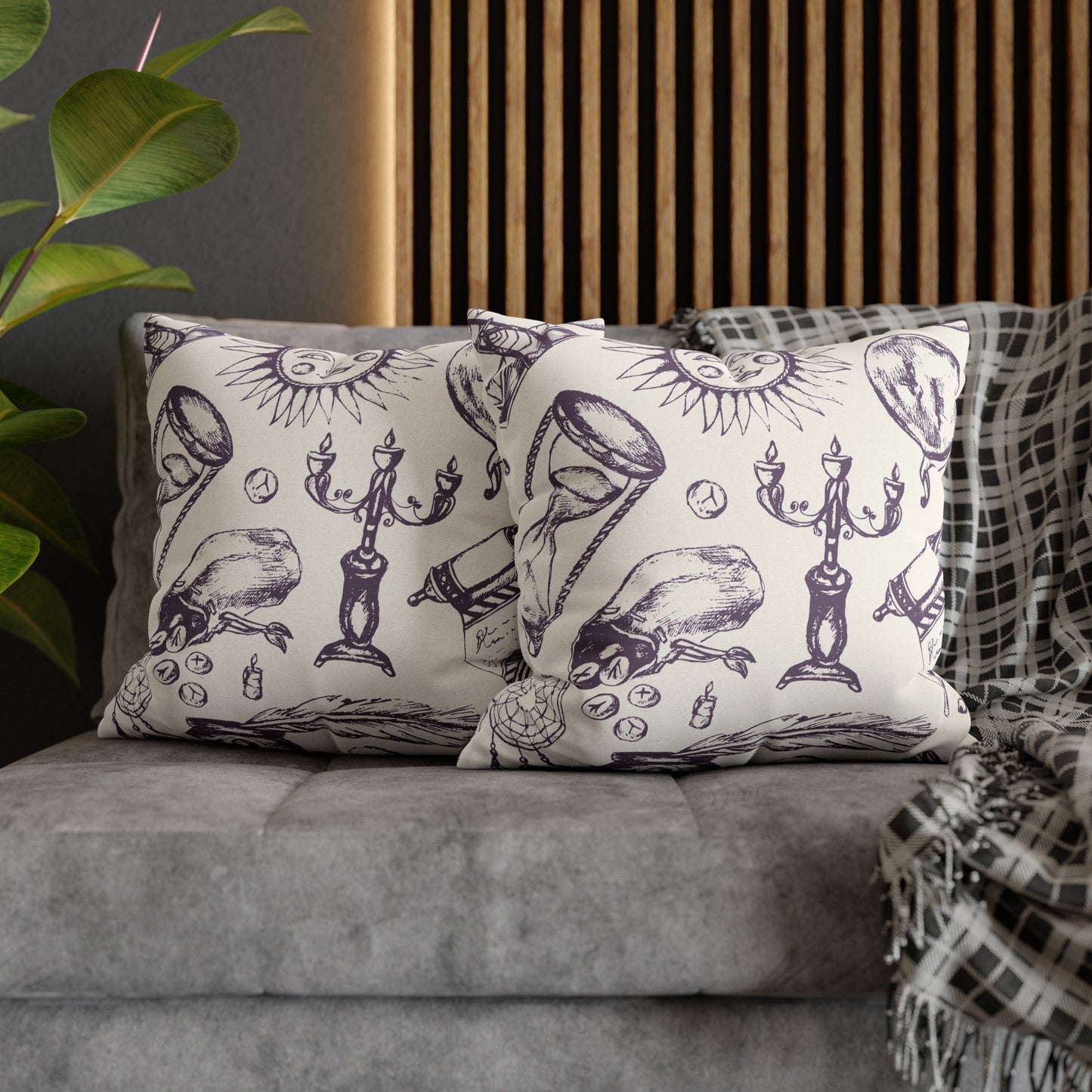Fortune Teller - Throw Pillow (Light)