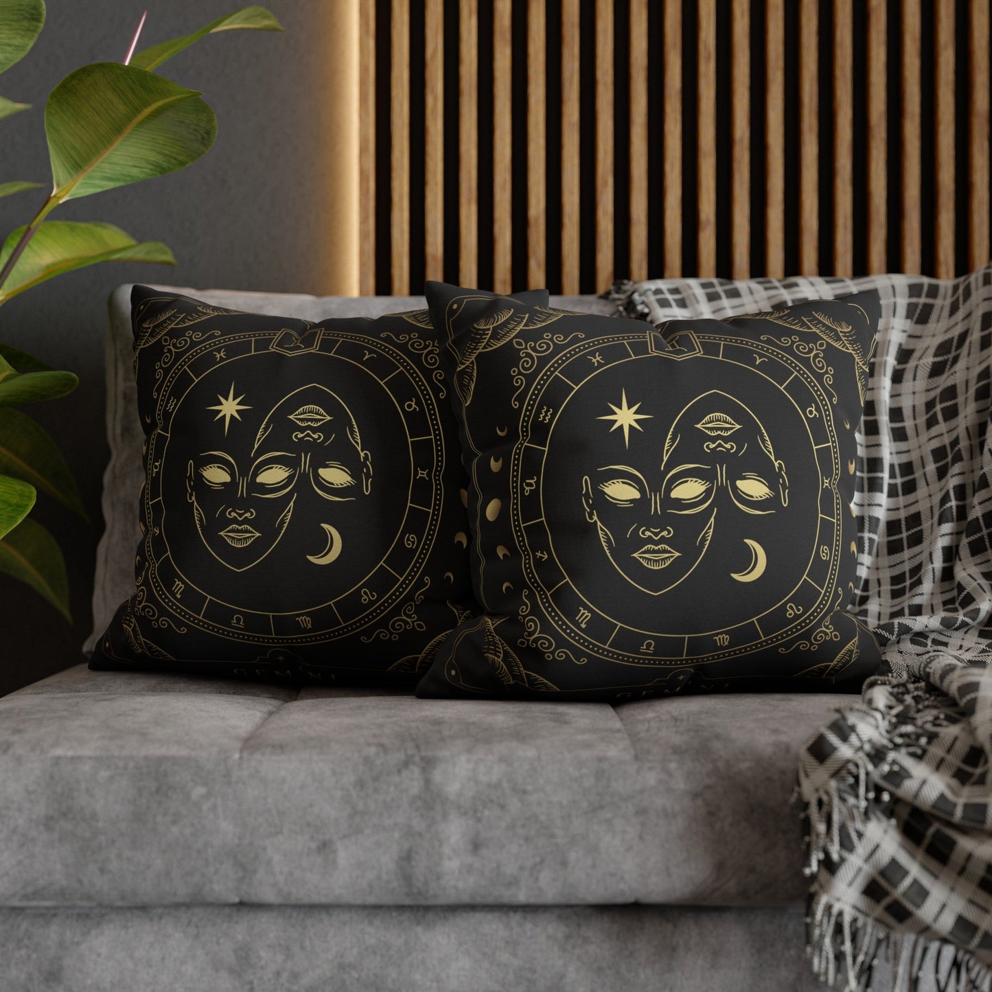 Zodiac Series - GEMINI ♊ - Throw Pillow