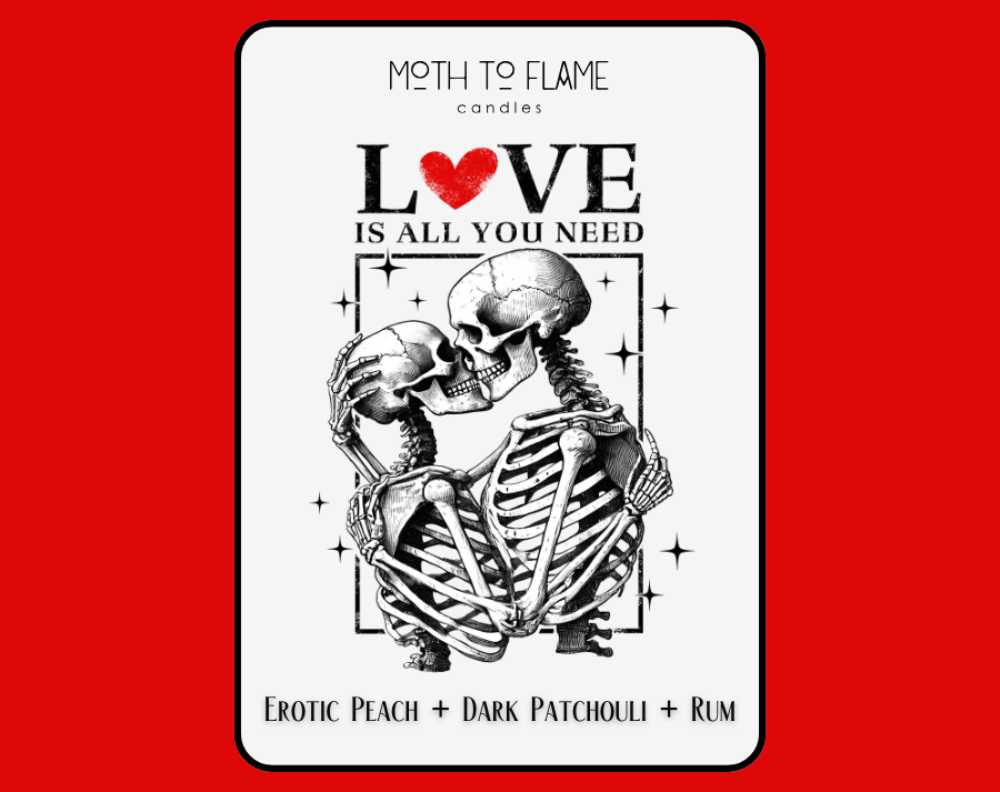 All You Need Is Love - 7oz - Peach, Patchouli, Dark Rum