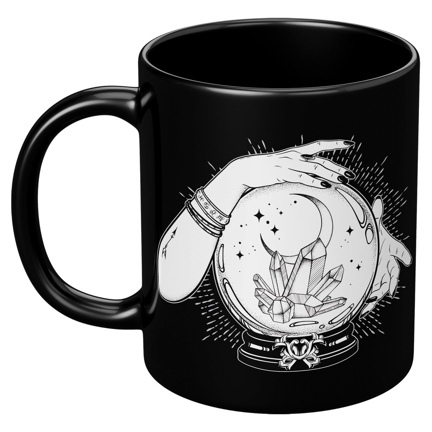 Crystal Ball Ceramic Mug, 11oz