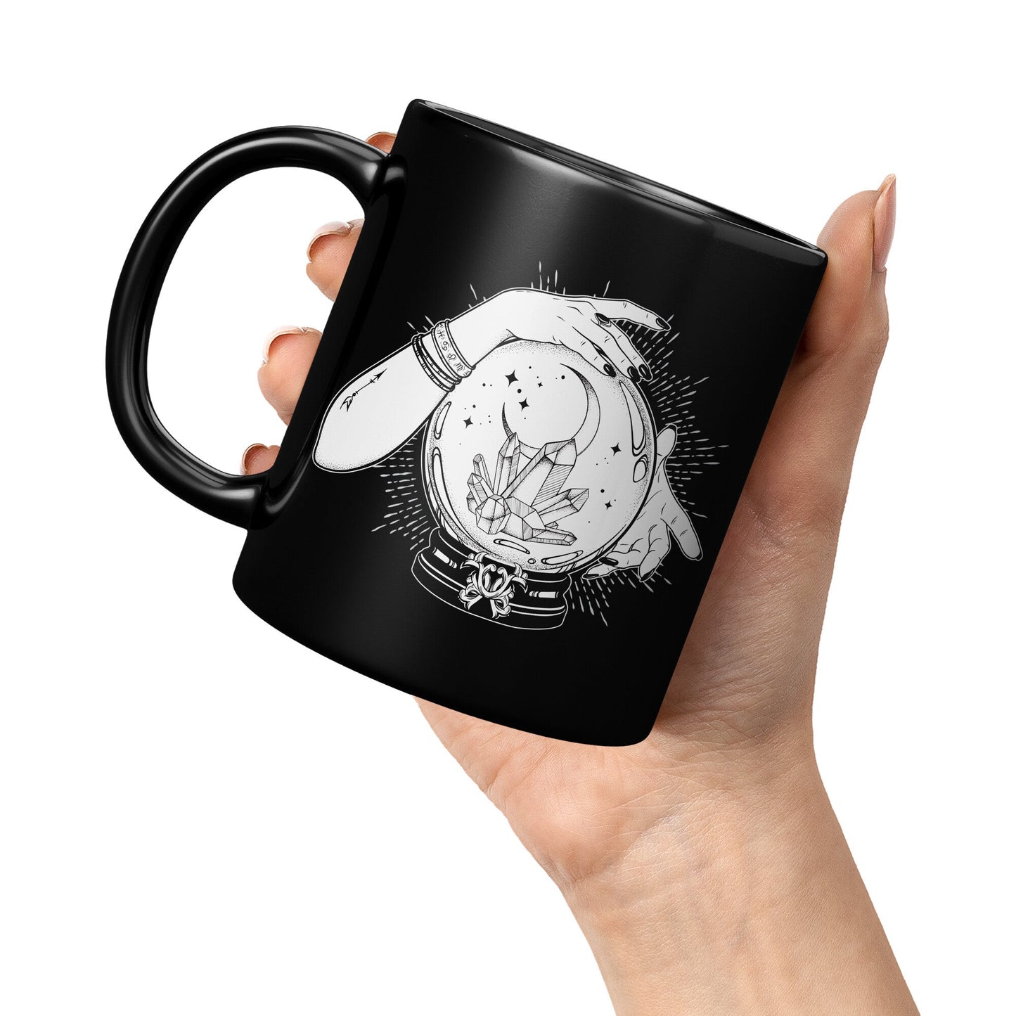 Crystal Ball Ceramic Mug, 11oz