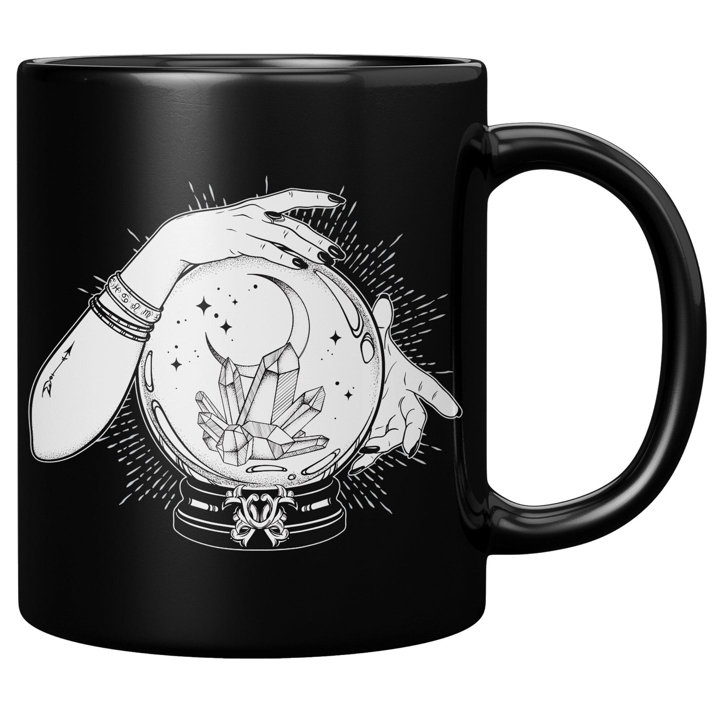Crystal Ball Ceramic Mug, 11oz