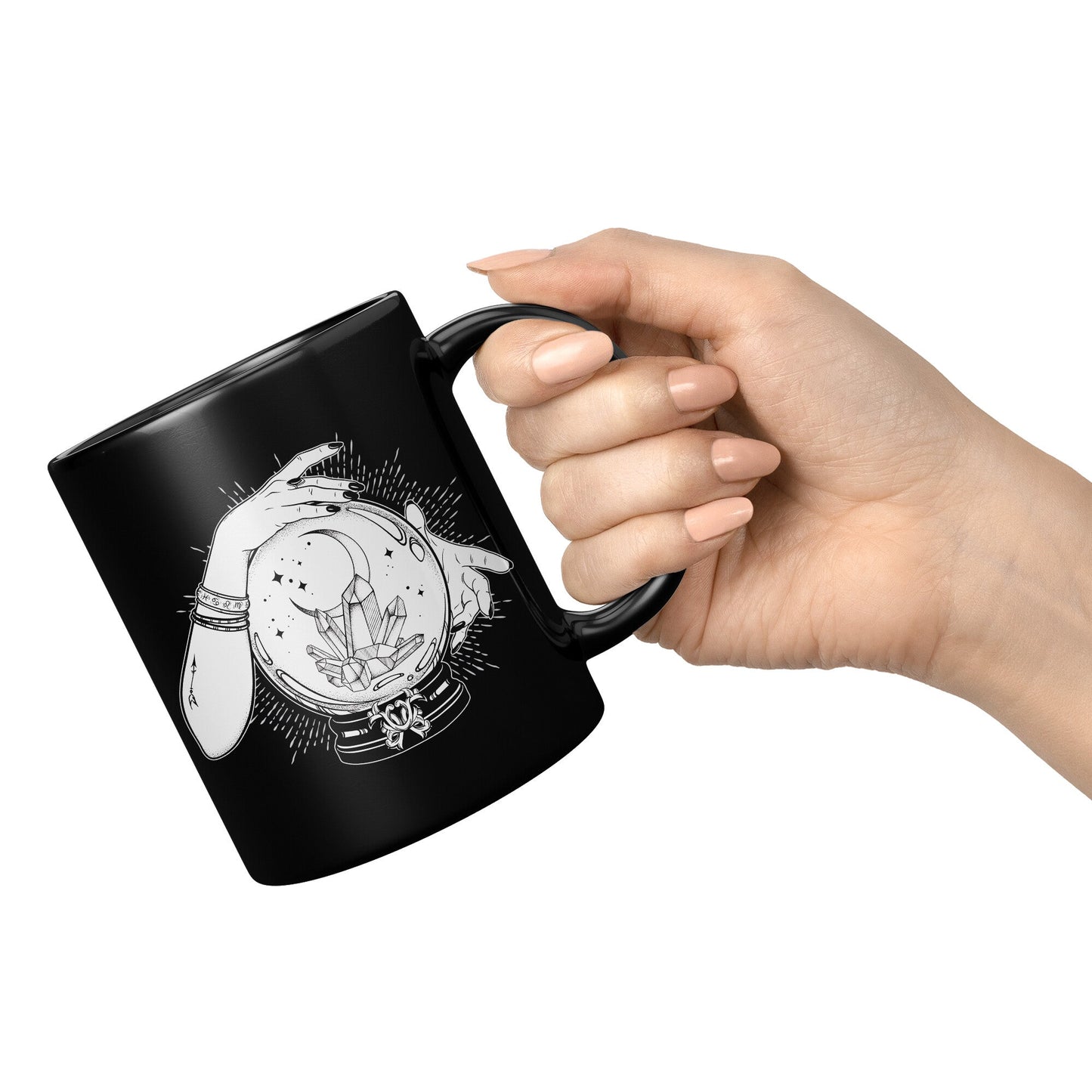 Crystal Ball Ceramic Mug, 11oz