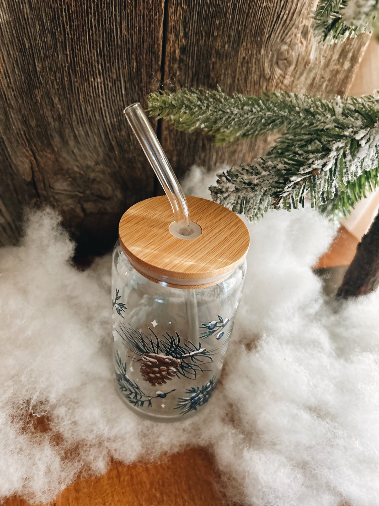 Juniper & Pine Glass, handmade