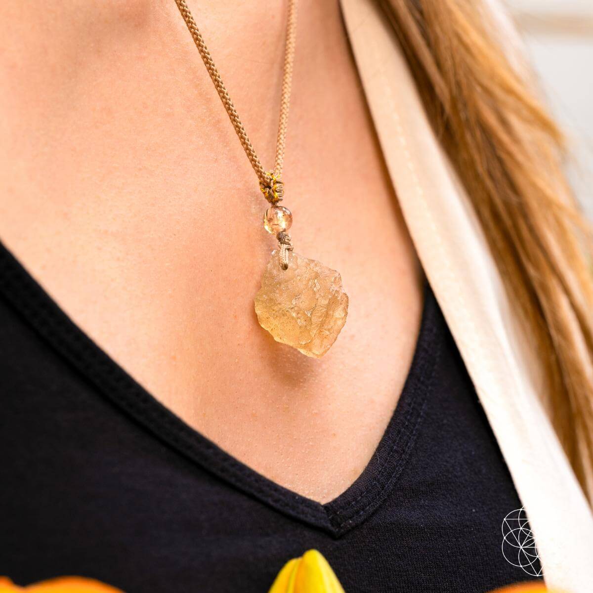 Libyan Desert Glass Pendant
