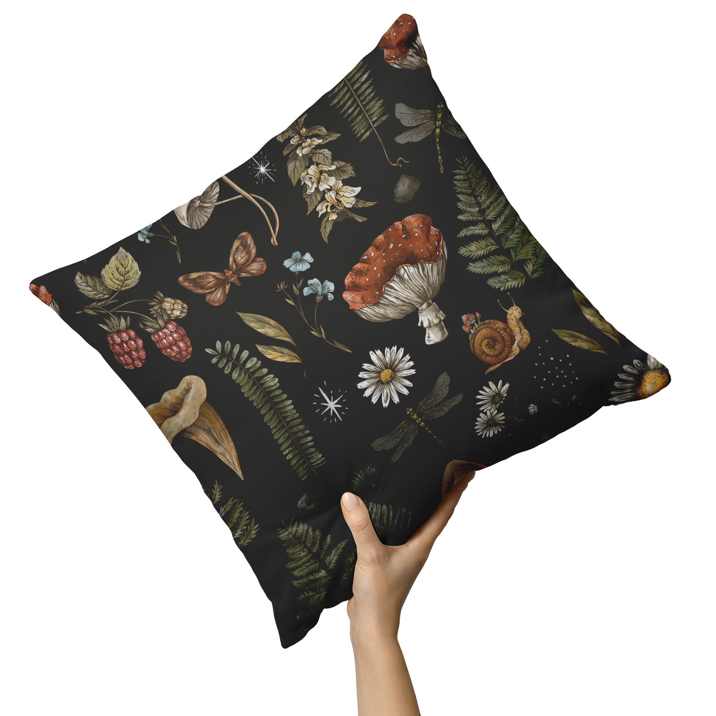 Dark Forest - Throw Pillow