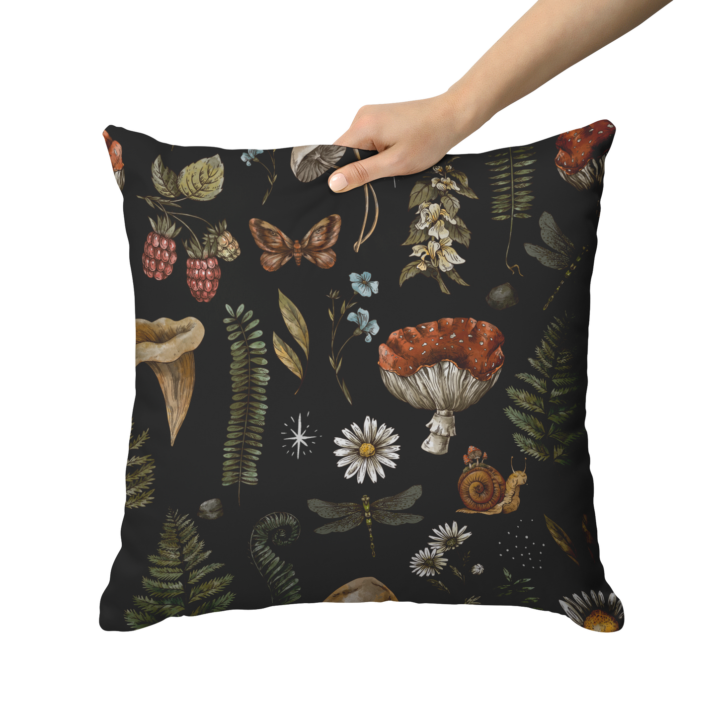 Dark Forest - Throw Pillow
