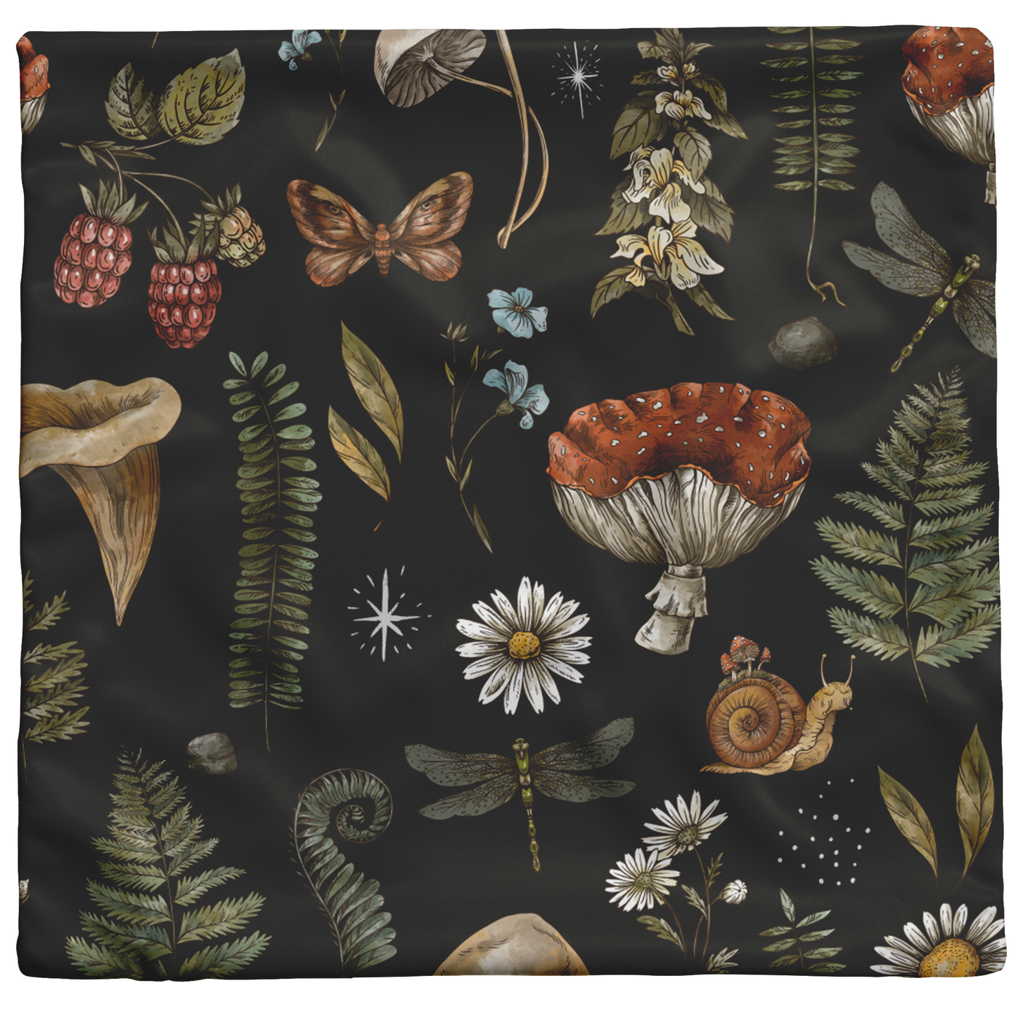 Dark Forest - Throw Pillow