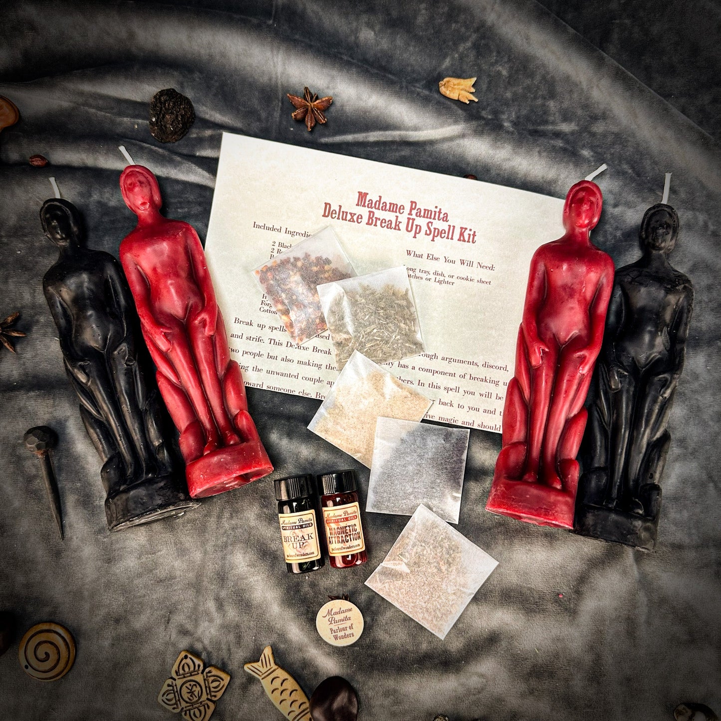 Deluxe Break Up Candle Spell Kit - Human/Human - Separation & Love Direction