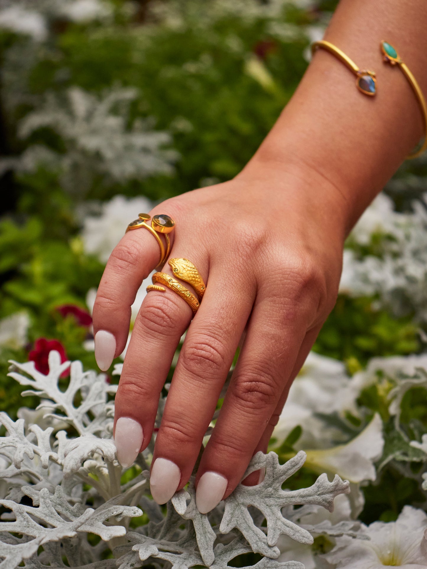 Basil Cobra Ring