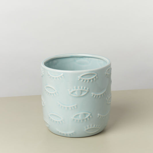 Evil Eyes Pot - 7 Inch
