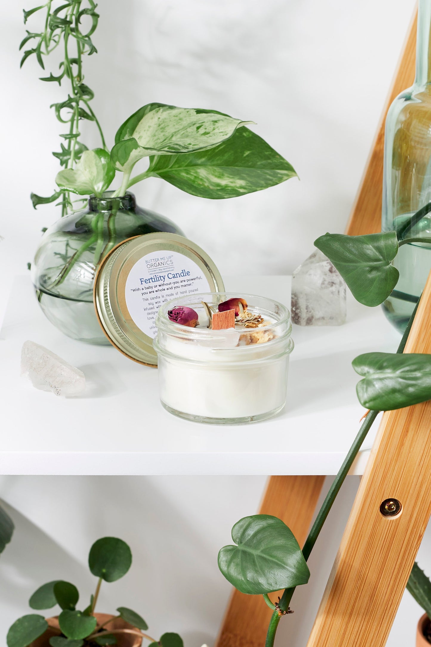 Fertility candle / crystal candle