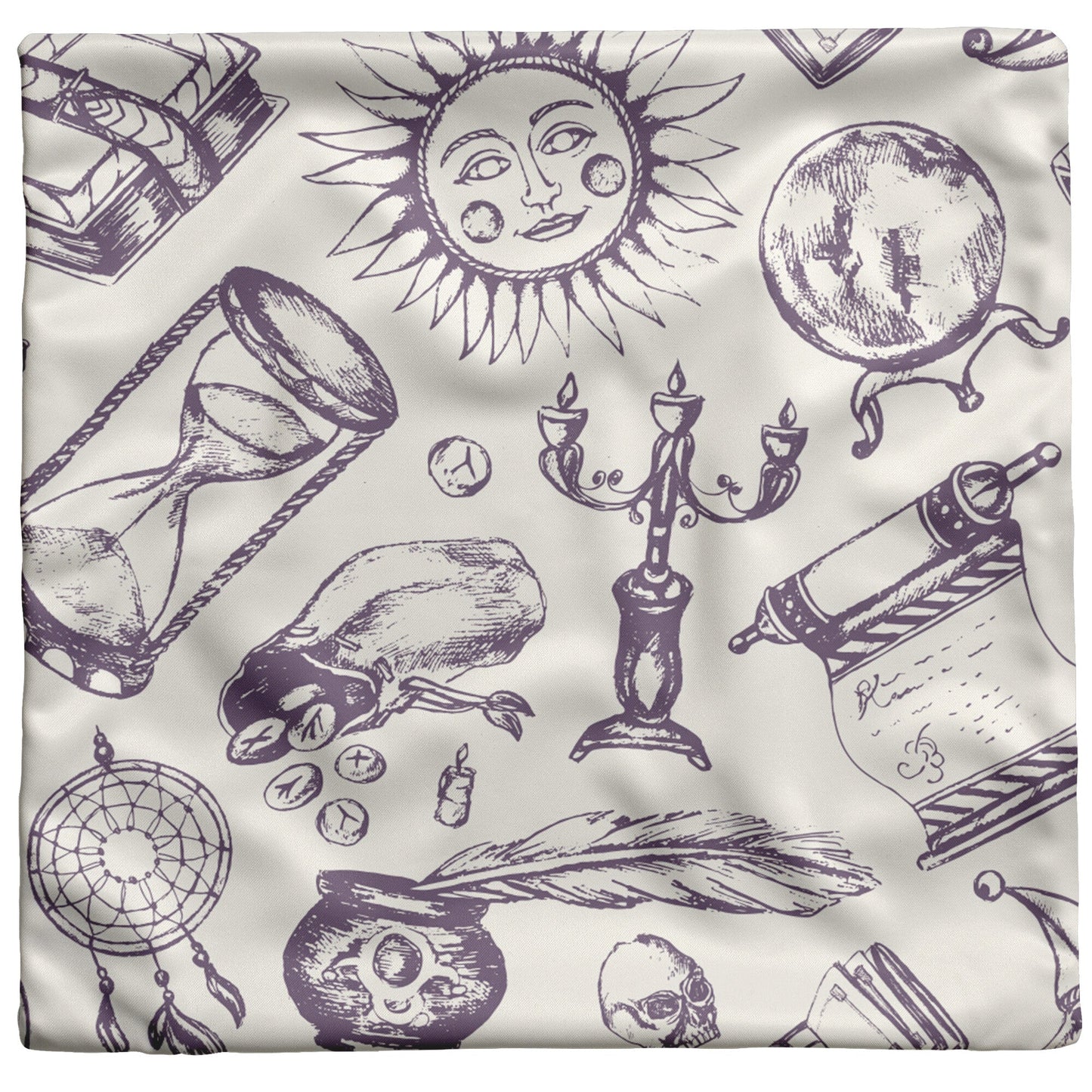 Fortune Teller - Throw Pillow (Light)