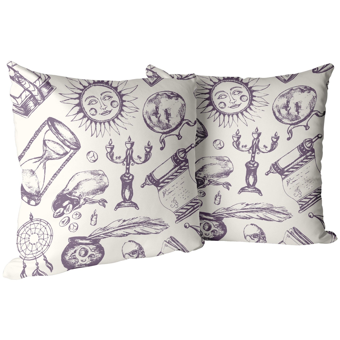 Fortune Teller - Throw Pillow (Light)