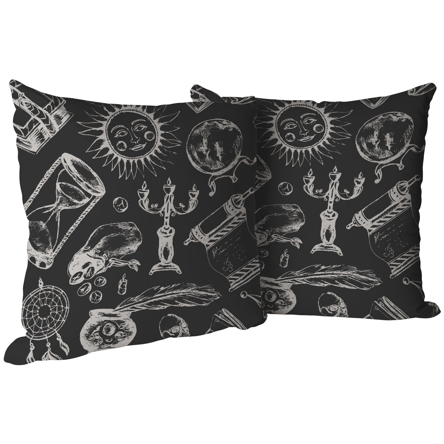 Fortune Teller - Throw Pillow (Dark)