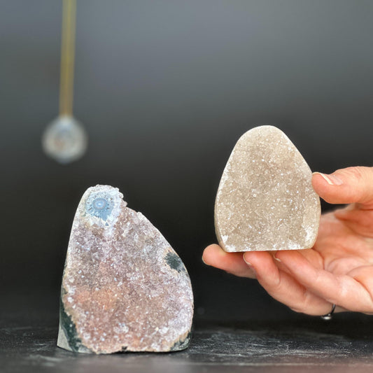 Rainbow amethyst set