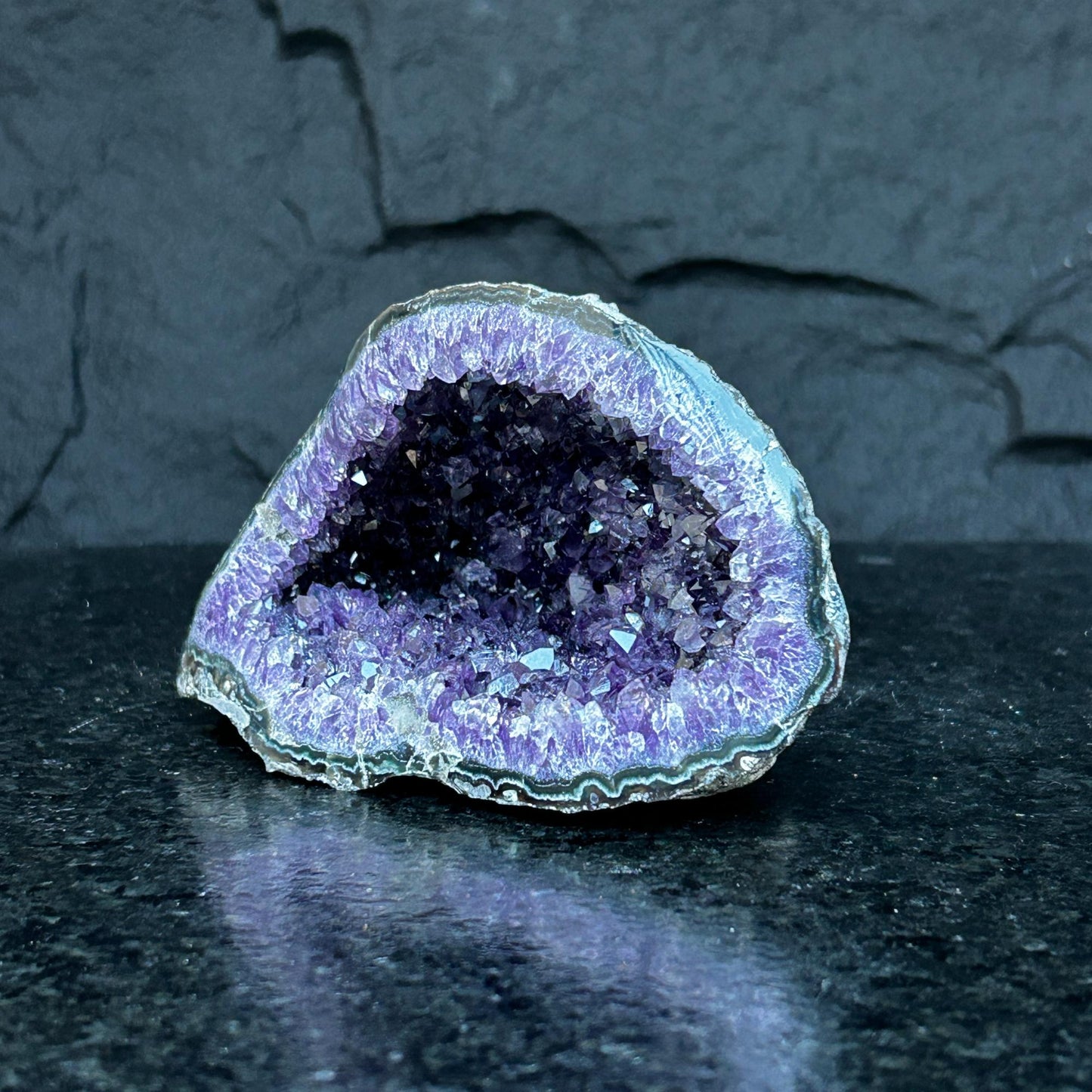 Deep Purple Amethyst Geode