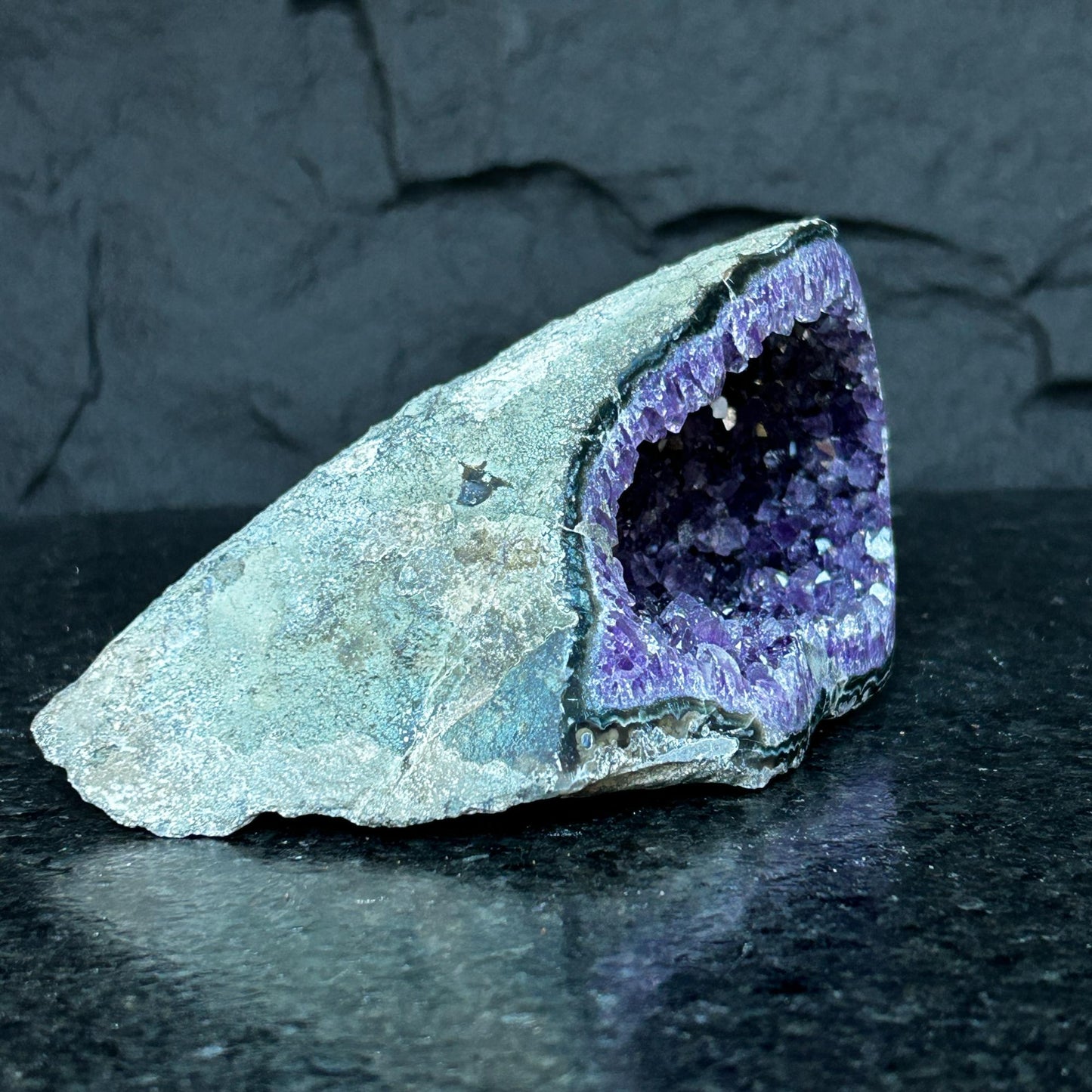 Deep Purple Amethyst Geode